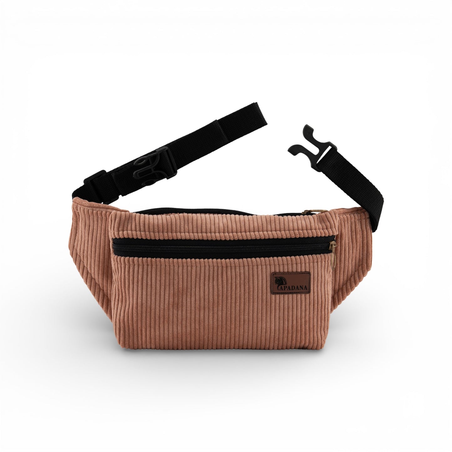 4-Eckig – Nachhaltige Cord-Bauchtasche mit 3 Fächern