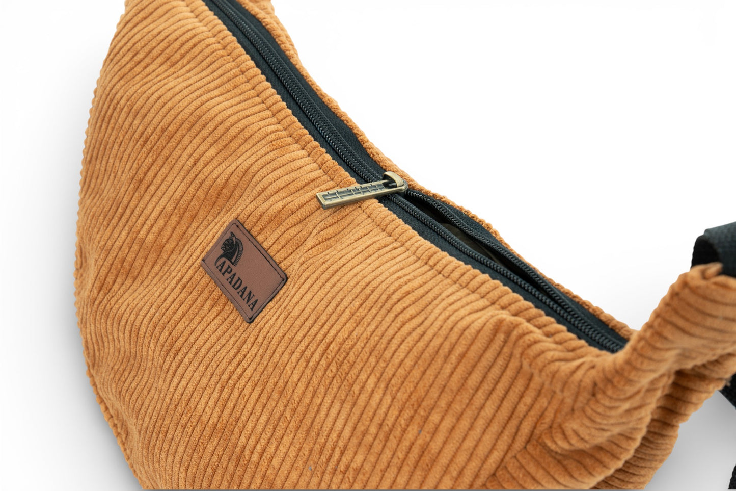 Umhängetasche aus Cord Beige | Crossbody Bag Unisex | 2 Fächer | Handgemacht