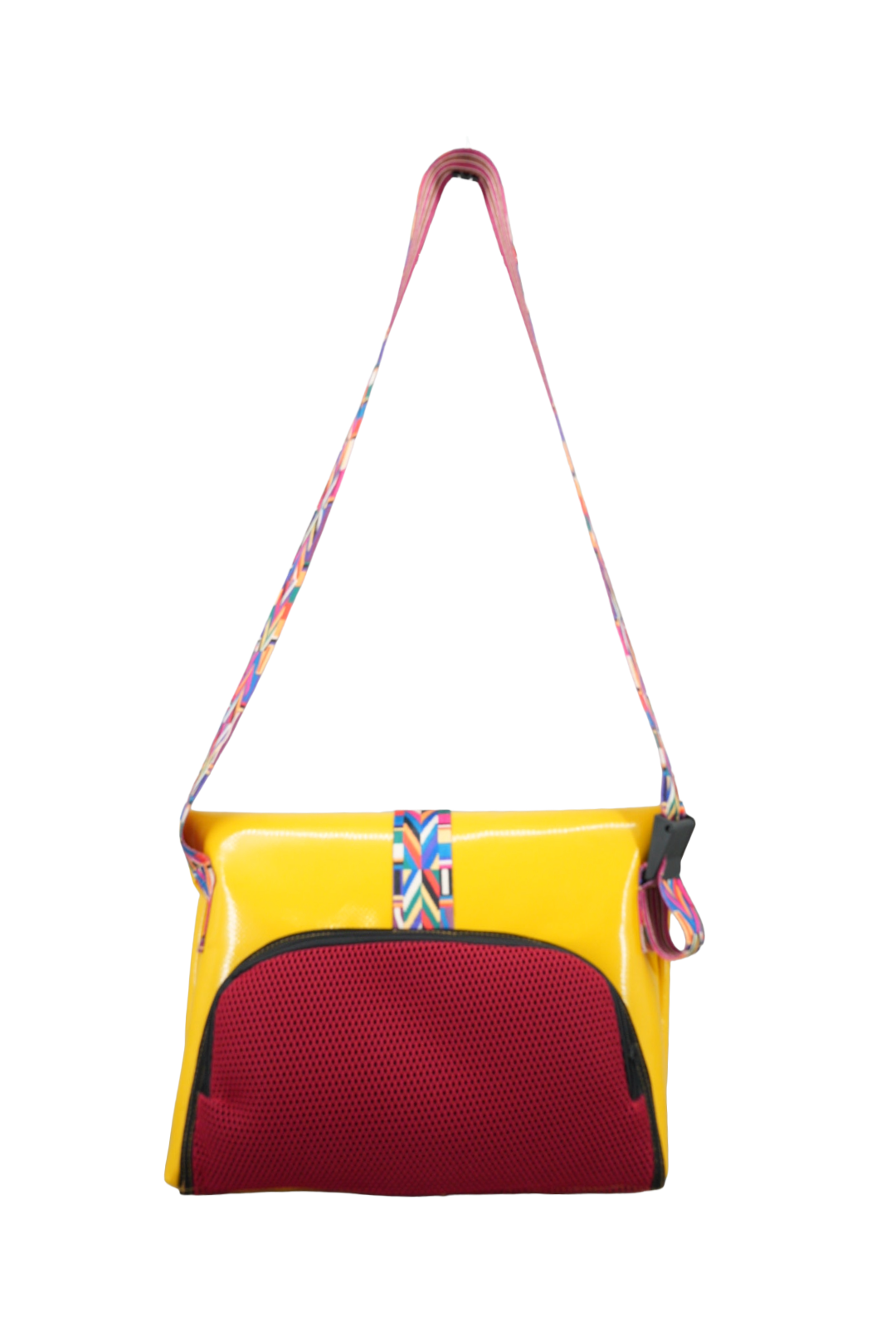 Rolltop Tati Umhängetasche aus recycelter LKW-Plane – Leo Design