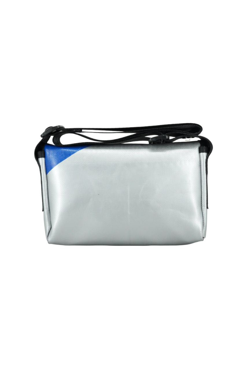 Umhängetasche aus recycelter LKW-Plane | Handgemacht | Unisex | Upcycling Schultertasche