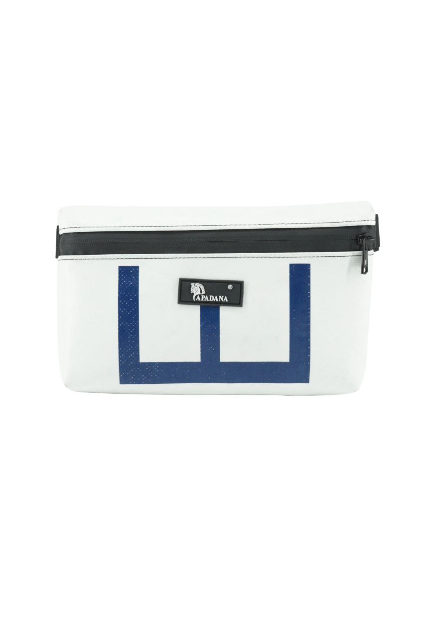 4-Ekig Bauchtasche aus recycelter LKW-Plane | Unisex | Crossbody tragbar | Handgemacht