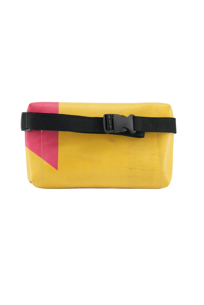 4-Ekig Bauchtasche aus recycelter LKW-Plane | Unisex | Crossbody tragbar | Handgemacht