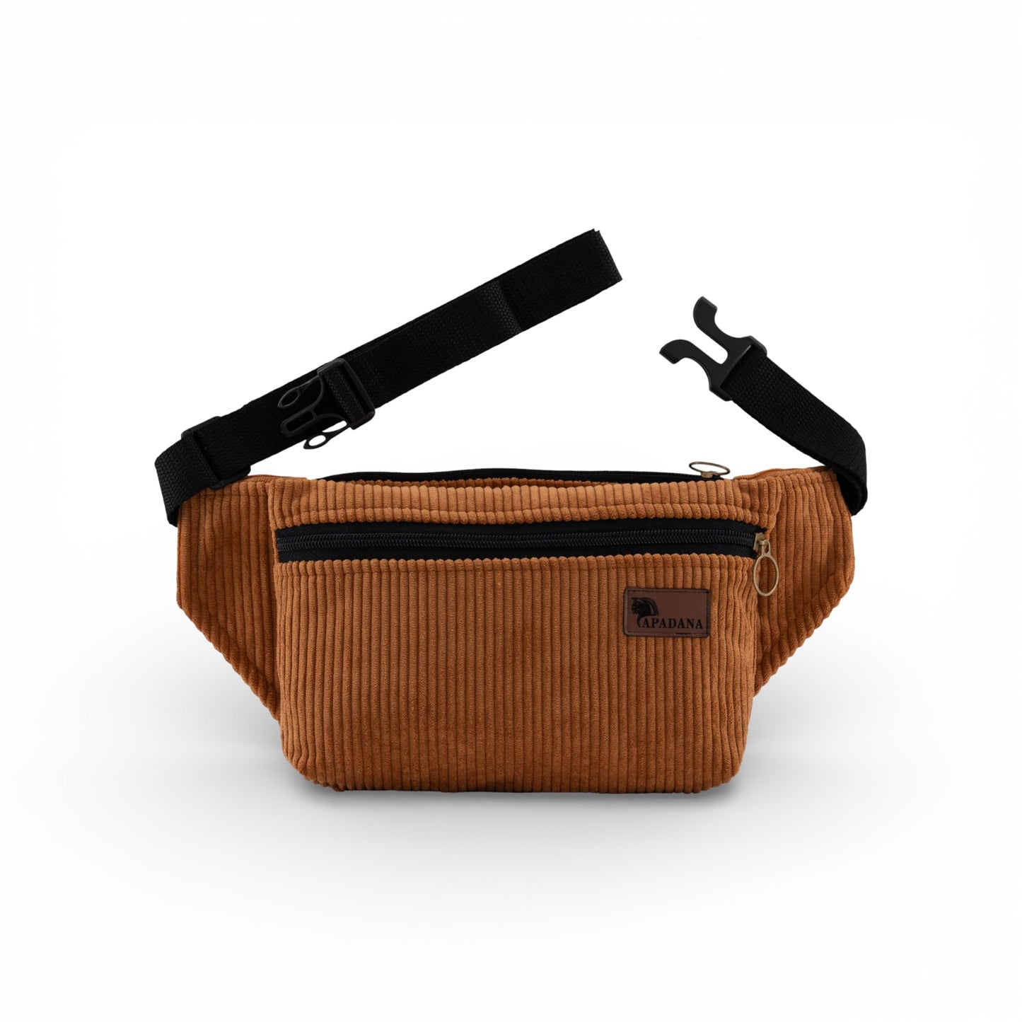 4-Eckig – Nachhaltige Cord-Bauchtasche mit 3 Fächern