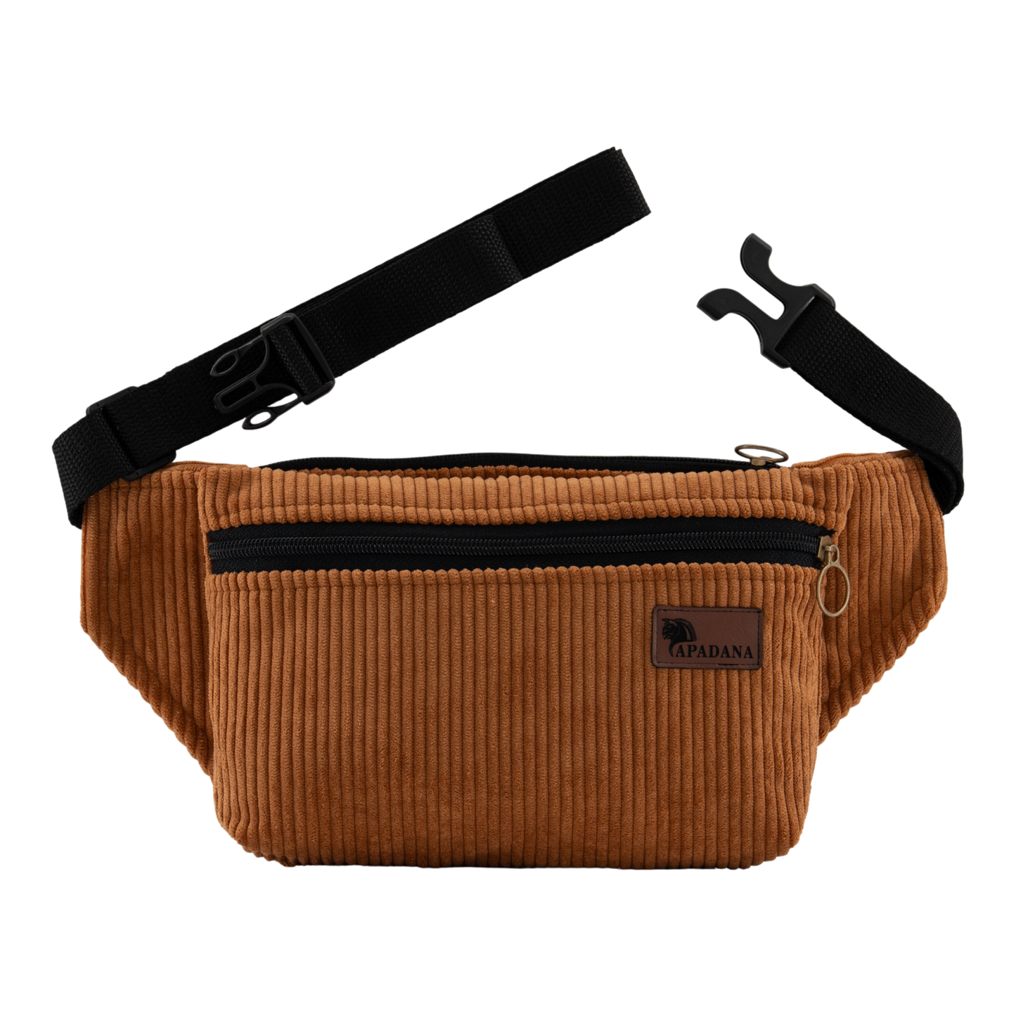 4-Eckig – Nachhaltige Cord-Bauchtasche mit 3 Fächern