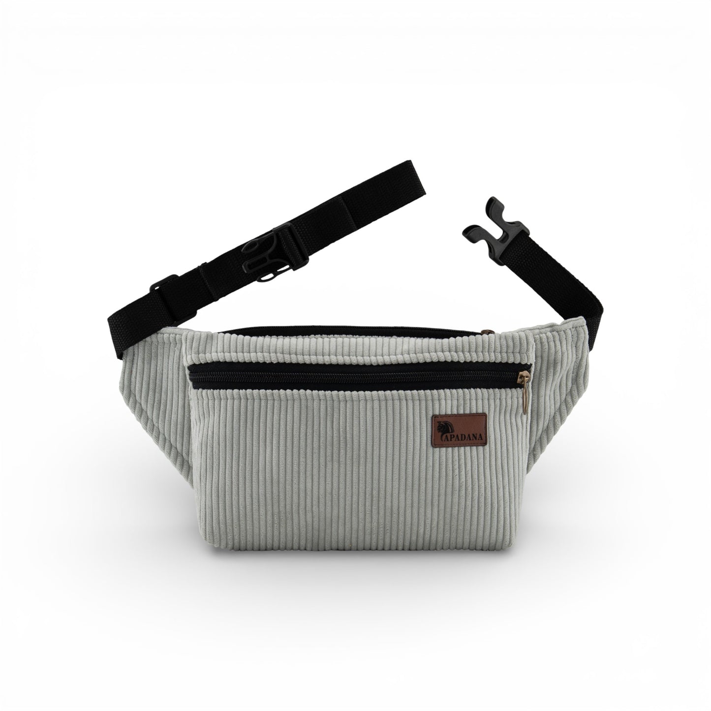 4-Eckig – Nachhaltige Cord-Bauchtasche mit 3 Fächern