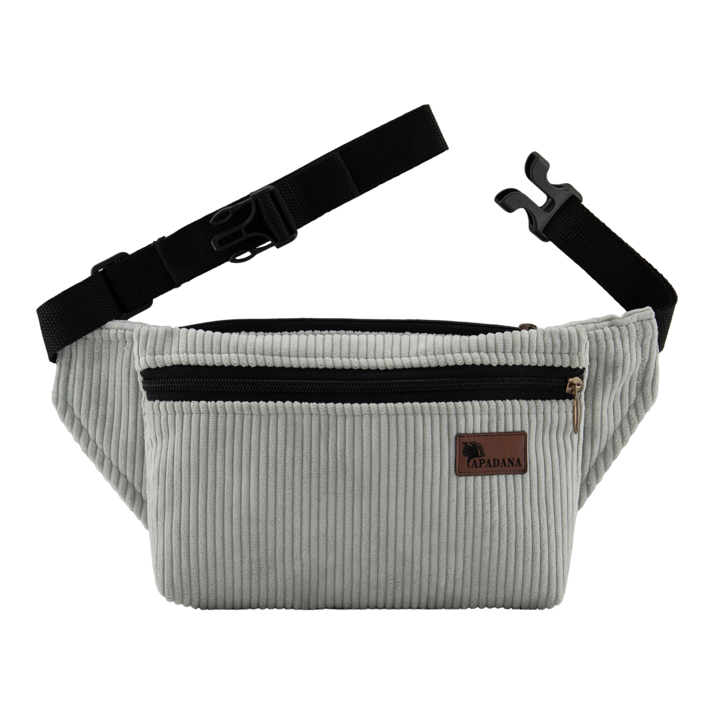 4-Eckig – Nachhaltige Cord-Bauchtasche mit 3 Fächern