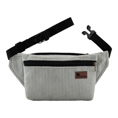 4-Eckig – Nachhaltige Cord-Bauchtasche mit 3 Fächern