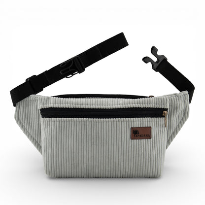 Bauchtasche aus Cord | Crossbody & Gürteltasche | 3 Fächer | Handgemacht