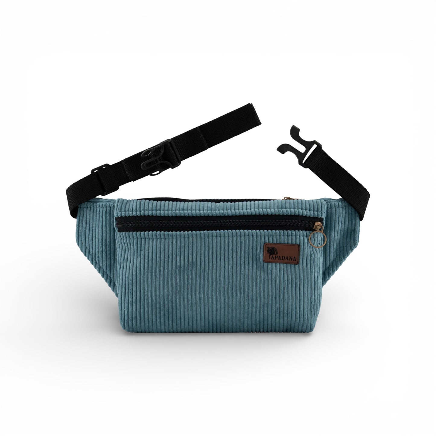 4-Eckig – Nachhaltige Cord-Bauchtasche mit 3 Fächern