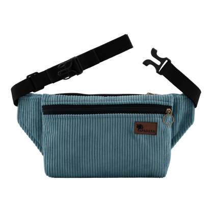 4-Eckig – Nachhaltige Cord-Bauchtasche mit 3 Fächern