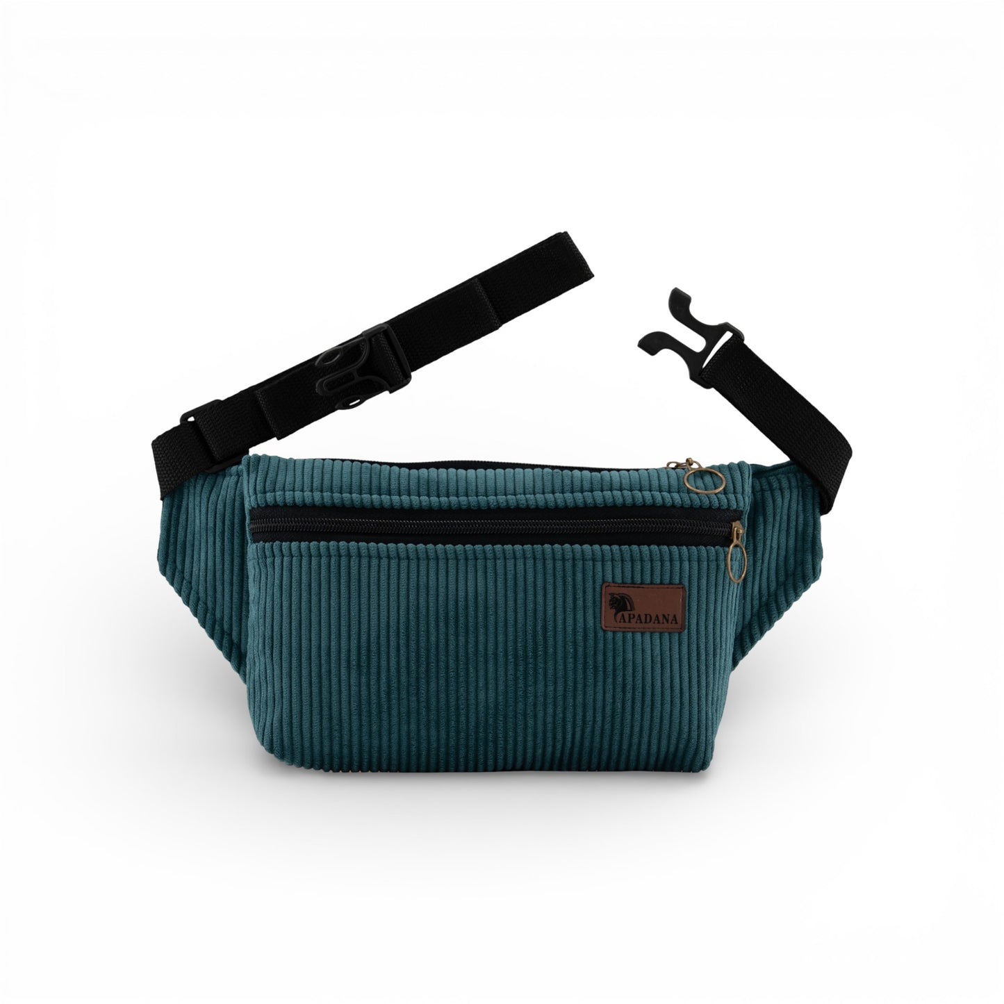 4-Eckig – Nachhaltige Cord-Bauchtasche mit 3 Fächern