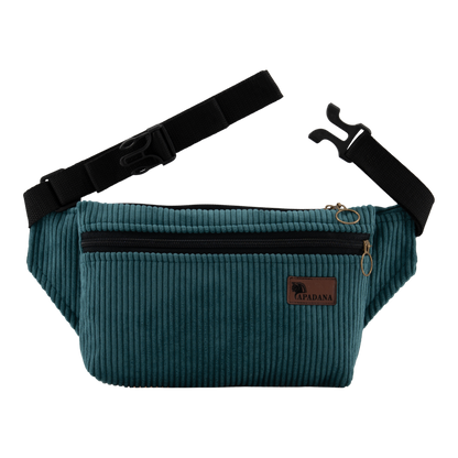 4-Eckig – Nachhaltige Cord-Bauchtasche mit 3 Fächern