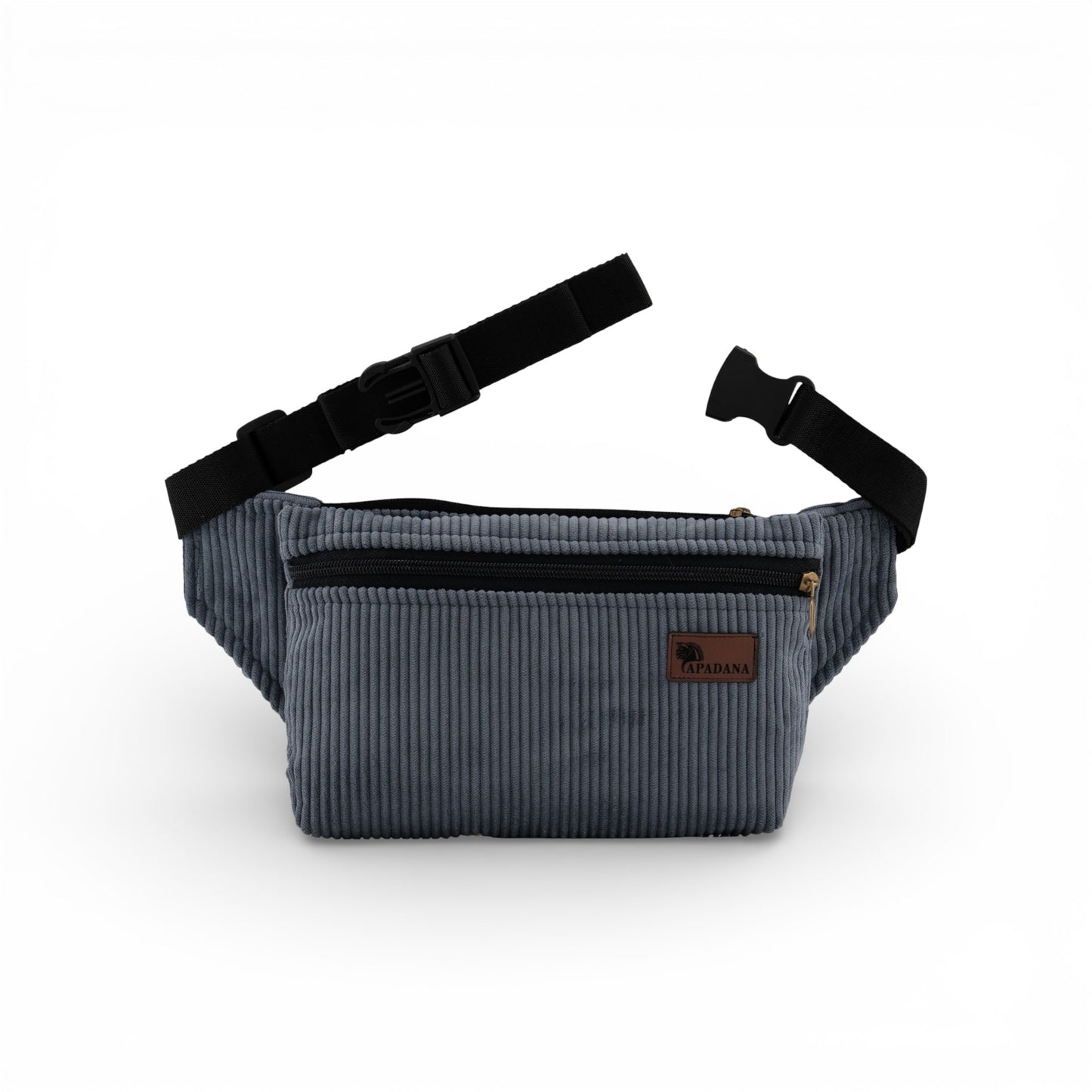 4-Eckig – Nachhaltige Cord-Bauchtasche mit 3 Fächern