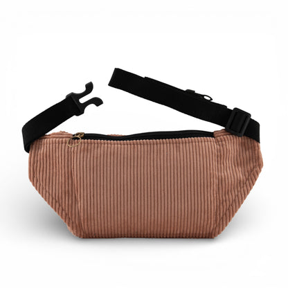 Bauchtasche aus Cord | Crossbody & Gürteltasche | 3 Fächer | Handgemacht