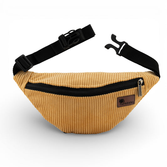 Bauchtasche aus Cord | Crossbody & Gürteltasche | 2 Fächer | Handgemacht