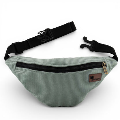 Bauchtasche aus Cord | Crossbody & Gürteltasche | 2 Fächer | Handgemacht