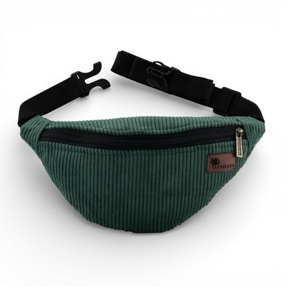 Bauchtasche aus Cord | Crossbody & Gürteltasche | 2 Fächer | Handgemacht