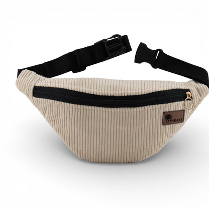 Bauchtasche aus Cord | Crossbody & Gürteltasche | 2 Fächer | Handgemacht
