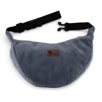 Umhängetasche aus Cord Beige | Crossbody Bag Unisex | 2 Fächer | Handgemacht
