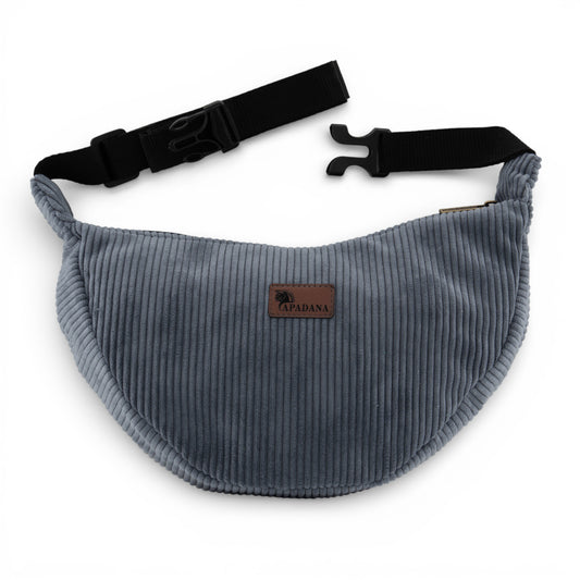 Umhängetasche aus Cord Beige | Crossbody Bag Unisex | 2 Fächer | Handgemacht