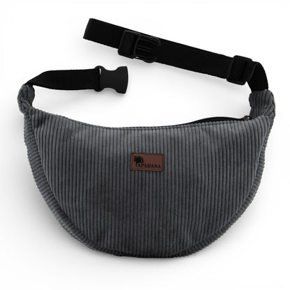 Umhängetasche aus Cord Beige | Crossbody Bag Unisex | 2 Fächer | Handgemacht