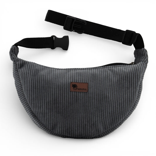 Umhängetasche aus Cord Beige | Crossbody Bag Unisex | 2 Fächer | Handgemacht