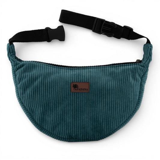 Umhängetasche aus Cord Beige | Crossbody Bag Unisex | 2 Fächer | Handgemacht