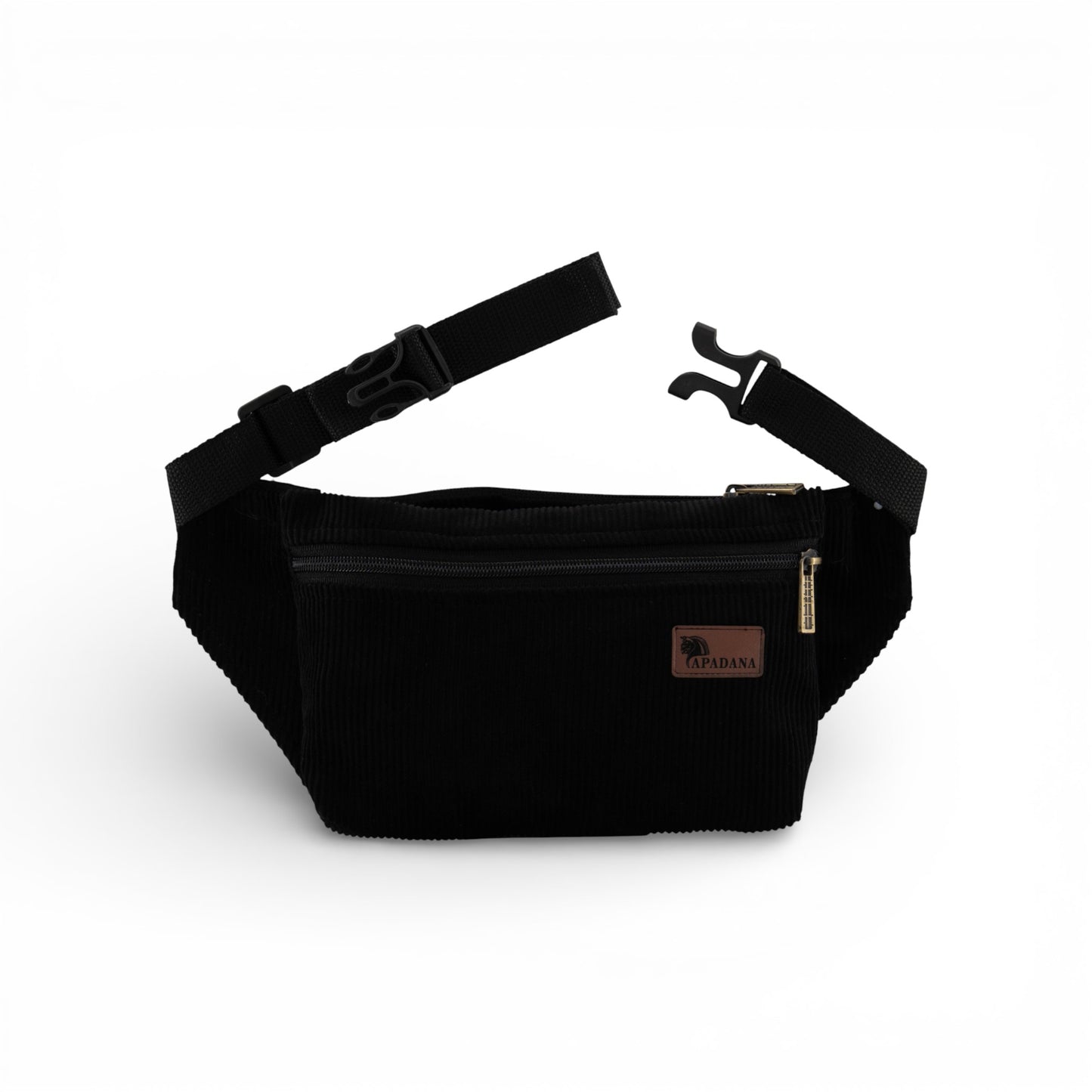 4-Eckig – Nachhaltige Cord-Bauchtasche mit 3 Fächern