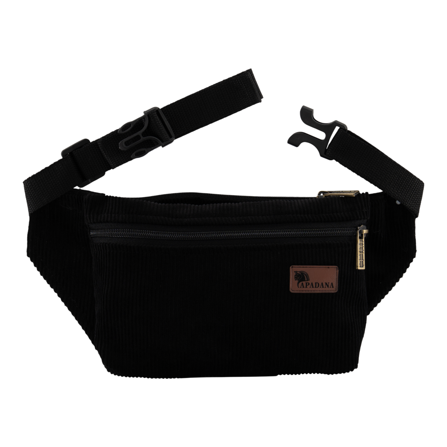 4-Eckig – Nachhaltige Cord-Bauchtasche mit 3 Fächern