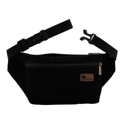 4-Eckig – Nachhaltige Cord-Bauchtasche mit 3 Fächern