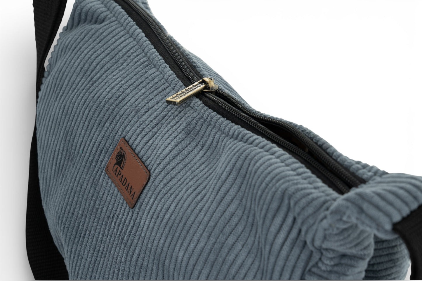 Umhängetasche aus Cord Beige | Crossbody Bag Unisex | 2 Fächer | Handgemacht