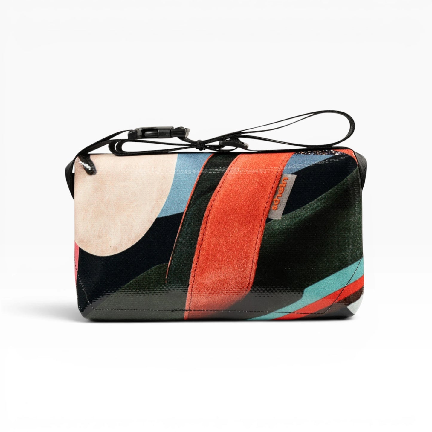 4-Ekig Bauchtasche aus recycelter LKW-Plane | Unisex | Crossbody tragbar | Handgemacht