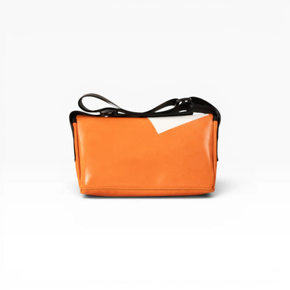 Umhängetasche aus recycelter LKW-Plane | Handgemacht | Unisex | Upcycling Schultertasche