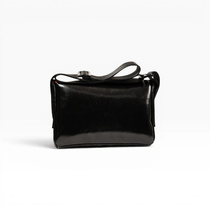 Umhängetasche aus recycelter LKW-Plane | Handgemacht | Unisex | Upcycling Schultertasche