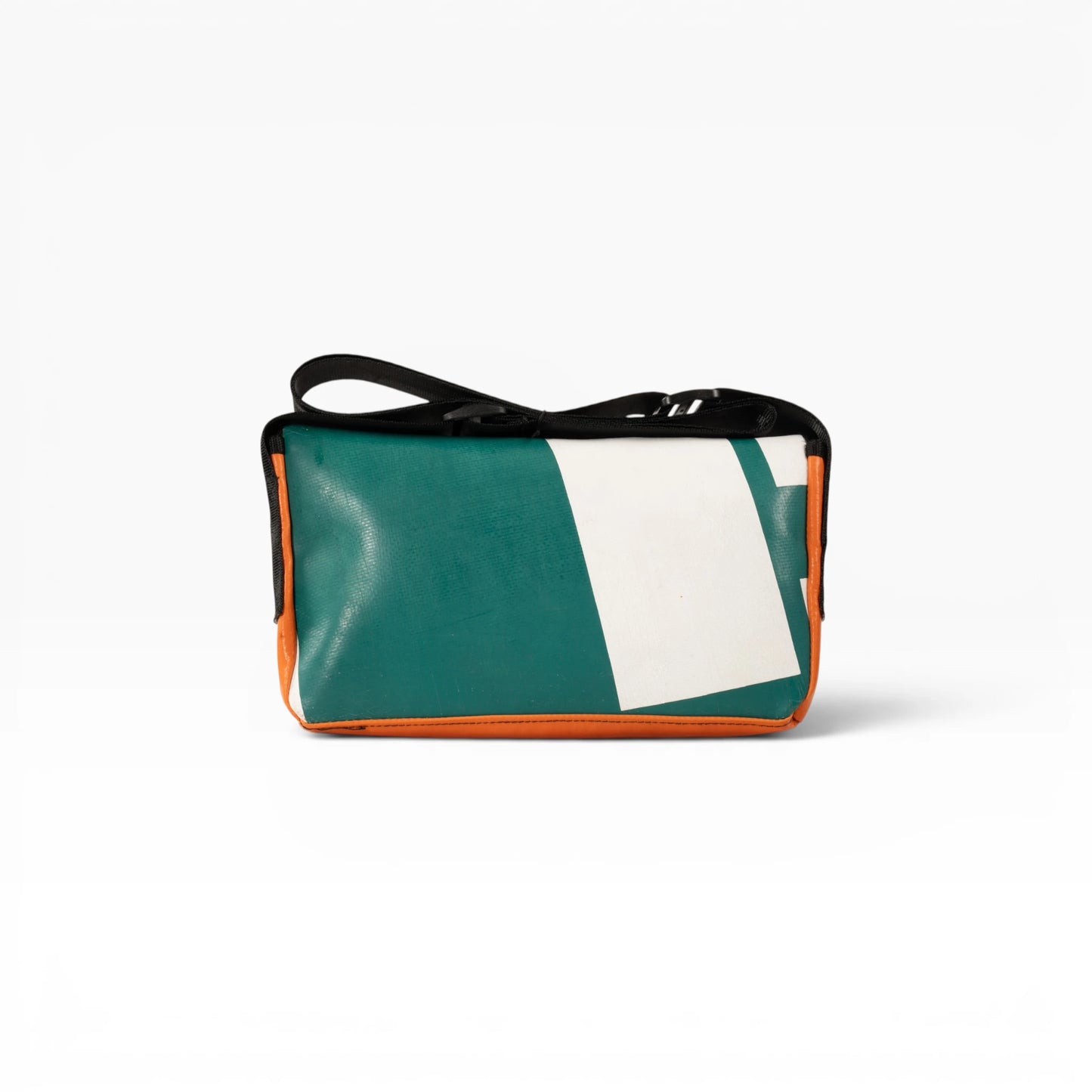Umhängetasche aus recycelter LKW-Plane | Handgemacht | Unisex | Upcycling Schultertasche