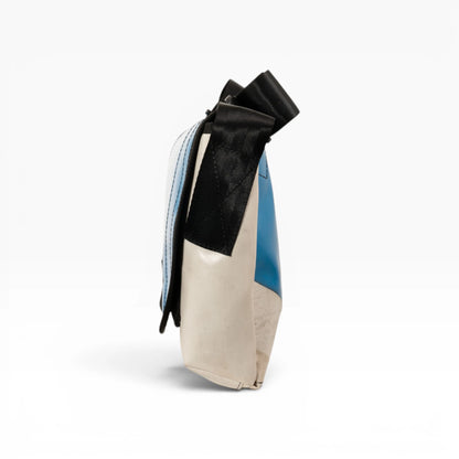 Laptop Tasche aus recycelter LKW-Plane | 13–14 Zoll | Handgemacht | Umhängetasche Unisex