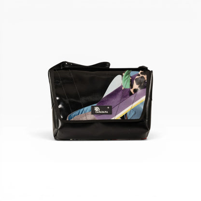 Laptop Tasche aus recycelter LKW-Plane | 13–14 Zoll | Handgemacht | Umhängetasche Unisex