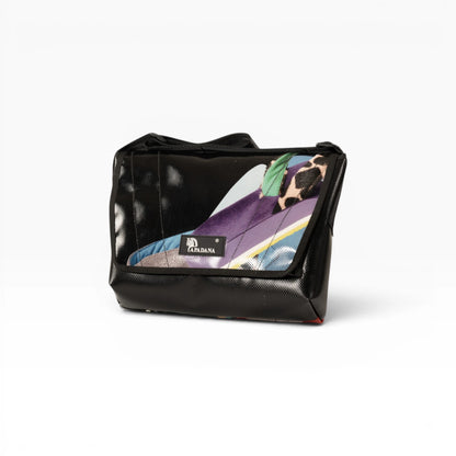 Laptop Tasche aus recycelter LKW-Plane | 13–14 Zoll | Handgemacht | Umhängetasche Unisex