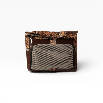 Rolltop Tati Umhängetasche aus recycelter LKW-Plane