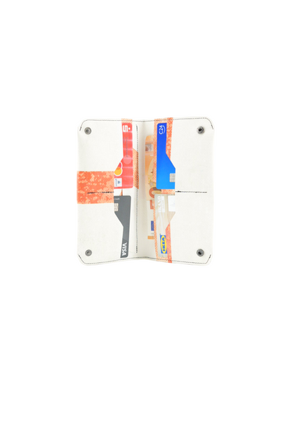 Portemonnaie aus LKW-Plane – Upcycling Geldbörse Unisex – Handgemacht mit Kartenfächern