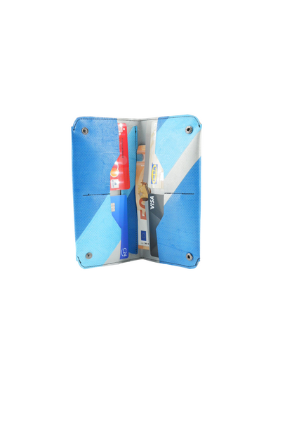 Portemonnaie aus LKW-Plane – Upcycling Geldbörse Unisex – Handgemacht mit Kartenfächern