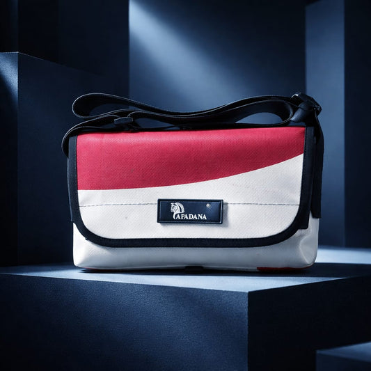 Umhängetasche aus LKW-Plane – Unikat