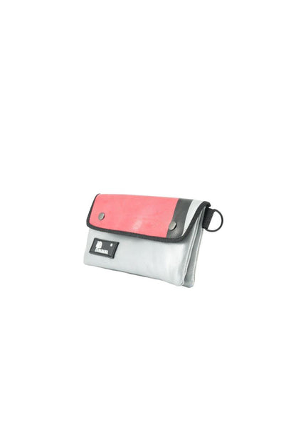Portemonnaie aus recycelter LKW-Plane | Mit Reißverschlussfach | Unisex | Handgemacht | Auch als Tabaktasche nutzbar