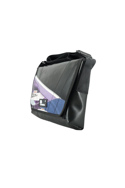 Laptop Tasche aus recycelter LKW-Plane | 13–14 Zoll | Handgemacht | Umhängetasche Unisex