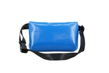 4-Ekig Bauchtasche aus recycelter LKW-Plane | Unisex | Crossbody tragbar | Handgemacht