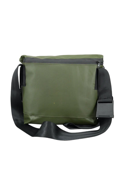 Rolltop Umhängetasche aus recycelter LKW-Plane