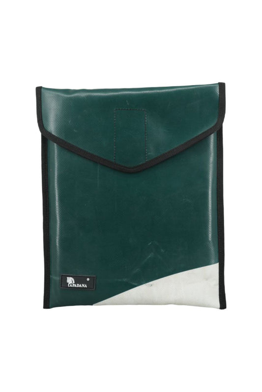 Laptop Tasche 10–13 Zoll aus recycelter LKW-Plane | Handgemachte Notebook Hülle