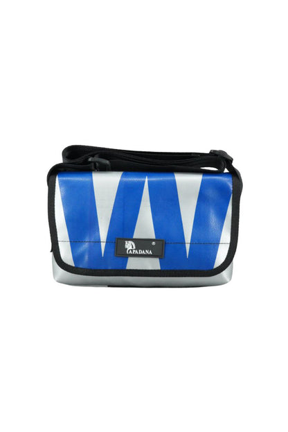 Umhängetasche aus recycelter LKW-Plane | Handgemacht | Unisex | Upcycling Schultertasche