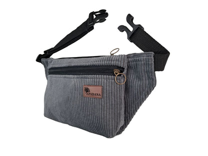 Bauchtasche aus Cord | Crossbody & Gürteltasche | 3 Fächer | Handgemacht