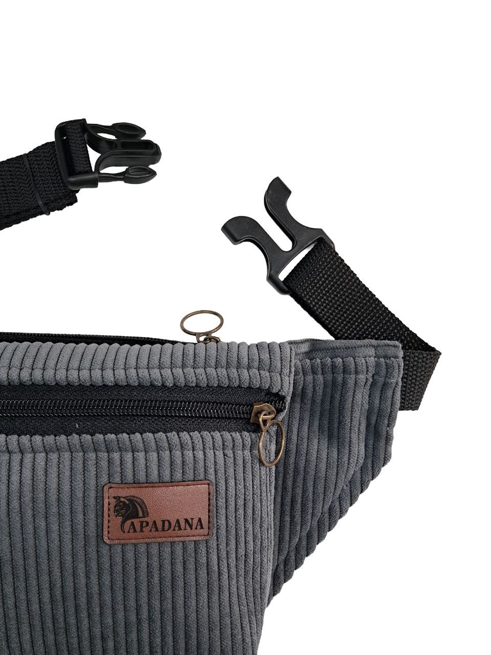 Bauchtasche aus Cord | Crossbody & Gürteltasche | 3 Fächer | Handgemacht